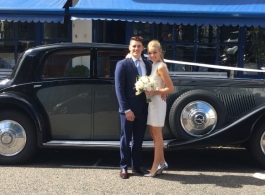 Vintage Rolls Royce wedding car hire in Richmond